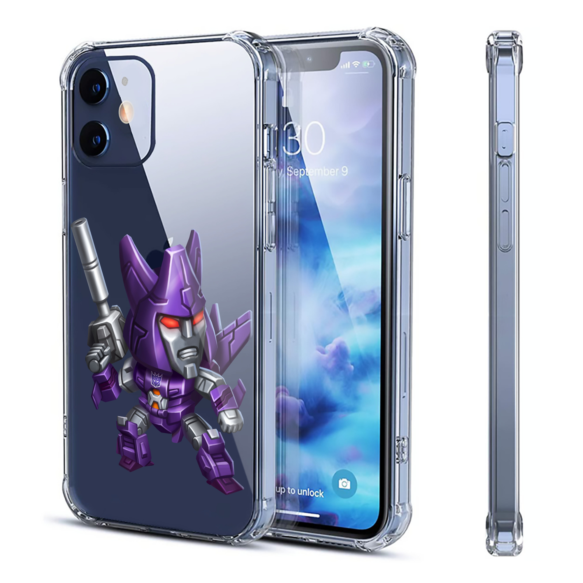 （画像用）  【iPhone 12シリーズ対応】透明スマホケース（クリアソフトケース）